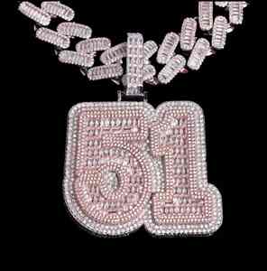 Colgante de Diamante Moissanite para Fiestas, Regalos Personalizados de Alta Calidad, Bonito, Unisex, Chapado en Oro de 22 Quilates, Plata de Ley 925 - Product Image 3