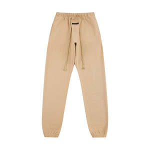 Pantalon de survêtement haut 100% coton pour hommes, lavage coloré, jogging, tenue décontractée quotidienne avec design polyvalent en silicone 3D - Product Image 4