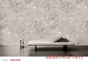 Antabrescian 600x1200mm Carreaux de porcelaine émaillée grise 9mm d'épaisseur Carreaux antibactériens antidérapants de conception européenne moderne Intérieur - Product Image 3