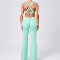 Ensemble de yoga sans couture pour femmes, haut de sport sexy à col carré, ensembles avec shorts, vêtements de sport de fitness, survêtement sans manches