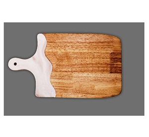 White Marble And Wood <b>Chopping</b> Board Marble Cutting Board Customized Wholesale White & Brown <b>Chopping</b> <b>Blocks</b> Made in India - Product Image 6
