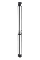 Pompe solaire submersible pour puits profond 48V 750W, 3 pouces, en acier inoxydable, hauteur de refoulement 65m, kit contrôleur MPPT automatique 1HP