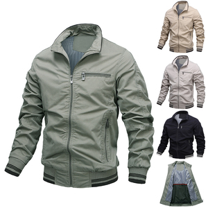 Veste coupe-vent technique pour homme OEM, fermeture éclair, automne, légère, doublée en polaire, imperméable, avec logo et designs personnalisés - Product Image 1