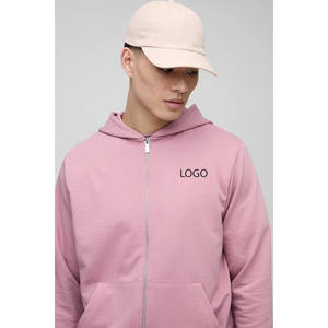 Conjunto Deportivo para Hombre, Sudadera con Capucha y Cremallera Completa en Rosa Polvoriento, Pantalones Jogger, Logotipo Personalizado, ODM Trackstar, OEM, Marca Privada - Product Image 3