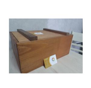 Caja de madera marrón envejecido con asa de cuerda/Caja de almacenamiento de madera retro para almacenamiento, armario, organizadores de gabinetes, contenedores de regalo - Product Image 1
