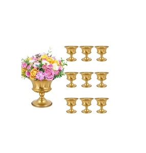 Decoración Nórdica para Bodas, Florero Artificial de Hierro, Decoración Ligera para Mesa de Boda con Diseño Art Deco - Product Image 3