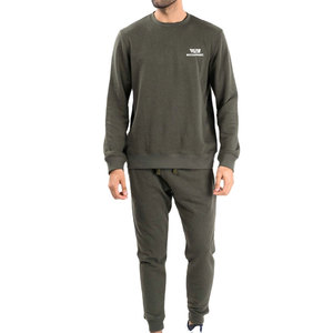 Conjunto Deportivo de Invierno para Hombre, Dos Piezas de Algodón, Atuendo Suave y Cómodo para Gimnasio, Fitness, Ropa de Calle y Uso Diario - Product Image 1