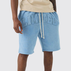 Short de survêtement décontracté personnalisé pour hommes avec cordon de serrage à la taille élastique et poches quantité minimale de commande bas Service OEM disponible - Product Image 1