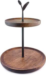 Elegant and Stylish Round Wooden <b>Cake</b> <b>Stand</b> for Serving Food for Weddings and Parties Available at Discounted Price - Product Image 5