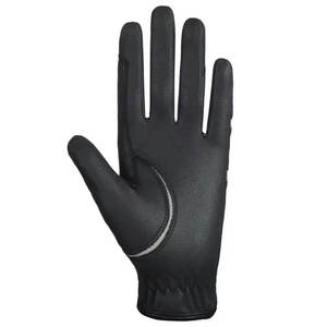Men's Genuine Leather Riding Gloves Solid Color Regular Fit <b>Equestrian</b> Safety Gear - Product Image 2