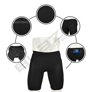 2024 Logo personnalisé hommes respirant glace décontracté Shorts séchage rapide Fitness avec poche arrière fermeture éclair Shorts de sport course court hommes - Product Image 5