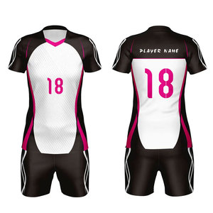 Uniformes de Voleibol de Diseño Único y Alta Calidad para Hombres y Mujeres, Ropa Deportiva para Equipos, Camiseta y Pantalones Cortos de Voleibol - Product Image 3