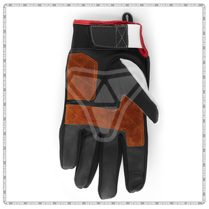 Guantes de Motocicleta de Cuero Transpirables, Guantes de Ciclismo para Motocicleta con Pantalla Táctil - Product Image 3