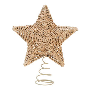 Fournisseur de confiance de décoration de Noël ornement étoile arbre Topper nouveau Design décoration noël paillettes arbre Topper - Product Image 6