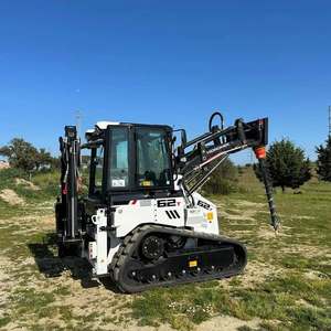 Chargeuse-pelleteuse compacte sur chenilles Hidromek HMK 62T, moteur diesel, godet hydraulique pour travaux agricoles et de construction - Product Image 4