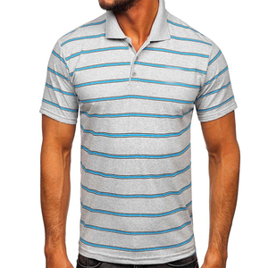 Polo personalizado para hombre recién llegado con logotipo bordado, ropa deportiva de color sólido con estampado completo, diseño OEM, ropa de polo - Product Image 1