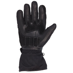 Gants de moto motard Protection complète des doigts Manchette longue Gants Cordura en nylon imperméable en peau de chèvre véritable avec doublure en polaire - Product Image 3