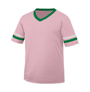 Ropa deportiva de poliéster personalizable, manga holgada de secado rápido, rayas bordadas, camisetas de equipo, ropa de fútbol americano de escuela secundaria - Product Image 4