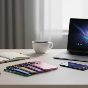 Pour A04S/A13 5G Étui de téléphone portable en TPU+PC métallique anti-reflets anti-traces de doigts électroplaqué IMD - Product Image 2