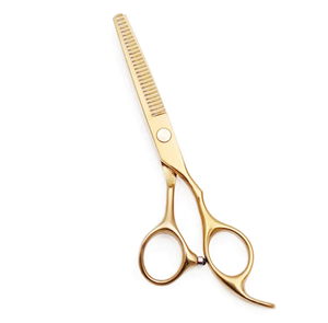 Arc-en-ciel 6 pouces Double face amincissement cisailles Double dents cisailles double lame mélange texturisant coupe de cheveux amincissant ciseaux - Product Image 1