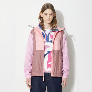 Chaqueta Cortavientos de Poliéster Estampada Transpirable Personalizada para Mujer al por Mayor con Hombros Caídos y Diseño Sostenible - Product Image 1