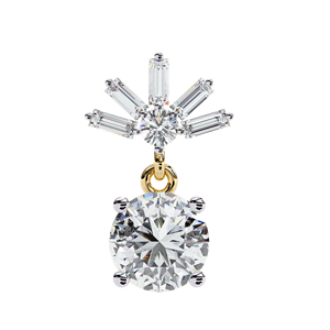 Clous d'oreilles personnalisables en or blanc 10K 14K 18K avec diamant de laboratoire vintage certifié CVD HPHT VVS IGI Bijoux pour femmes - Product Image 6