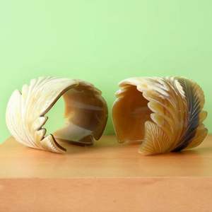 CORNE PERSONNALISÉE De Luxe Fait À La Main En Gros Naturel Buffle Ox Corne De Vache Bracelet Bijoux De Mode pour Hommes et Femmes - Product Image 1