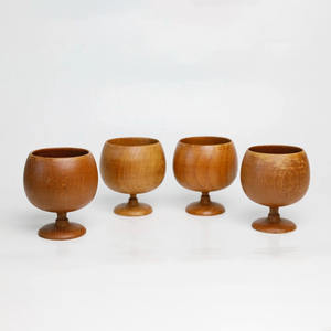 Top choix barware accessoires bois vin gobelets luxe en bois gobelet verres bois cocktail verres - Product Image 2