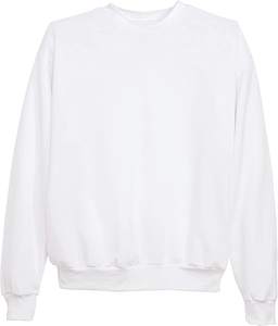 Sweat-shirt à col rond au design minimaliste, noir, unisexe, en coton, pull-over, vêtements de rue vierges pour la vente en gros - Product Image 1