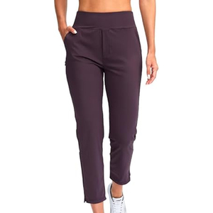 กางเกงกีฬาผู้หญิงกางเกงกอล์ฟยืดตรงน้ำหนักเบาระบายอากาศผ้าทอลายทแยงกางเกงกีฬาผู้หญิง - Product Image 4