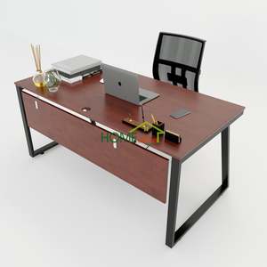 HBTH007 Minimalist Trapeze II Concept 160x80 Assembly <b>Desk</b> Dual Stainless Steel for Bedroom/<b>Study</b>/Workspace Office Furniture - Product Image 2
