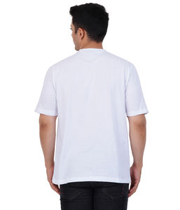 Streetwear Wholesale cotton organic pv in different printing method Material white <b>tshirt</b> black <b>tshirt</b> <b>long</b> sleeved <b>tshirt</b> men's - Product Image 5