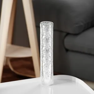 HST2514SS - โคมแก้วลายจุดสีเงินสำหรับเทียนฮิวริเคน แบบไม่มีฐาน - 2.5 x 14 นิ้ว - Product Image 3