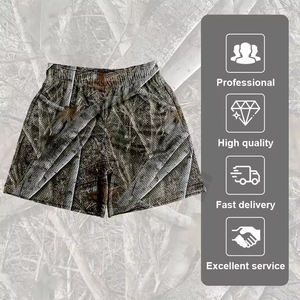 Pantalones cortos para hombre de malla con estampado de camuflaje retro de alta calidad personalizados, sublimación de logotipo personalizado de calle principal de verano, fabricante directo - Product Image 3