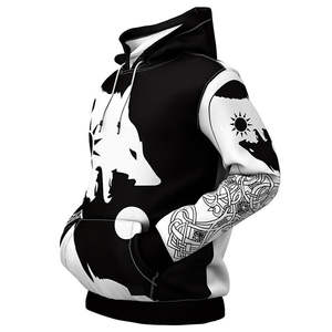 Nueva Sudadera con Capucha de Sublimación Personalizada de Spandex/Algodón para Unisex, Otoño, ODM, Impresión Digital con Colores y Logotipo Personalizados - Product Image 6