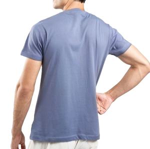 Camiseta 100% Algodón para Hombre, Corte Holgado, con Logotipo Personalizado Impreso, Transpirable, Servicio OEM, Camisetas Casuales Personalizadas para Hombre - Product Image 3