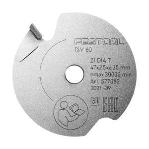 Hoja de sierra Festool T1 para tronzar, DIA 47x25x6,35 - Product Image 1