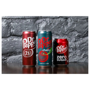 Bebidas Gaseosas y Refrescos Dr Pepper de Todos los Sabores con 2 Años de Duración, Almacenar en Frío y Seco - Product Image 3