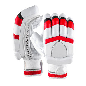 Gants de cricket conçus pour le battement, en gros, durables, légers, respirants, antidérapants, ambidextres, en cuir de haute qualité avec boucle - Product Image 1