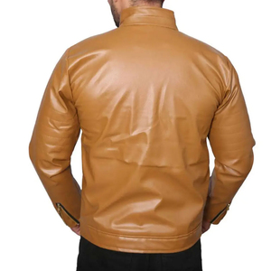 Meilleures vestes de mode en cuir coupe-vent pour hommes en plein air à séchage rapide nouvelle arrivée avec des prix de gros - Product Image 5