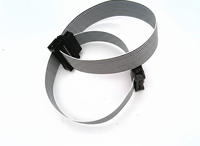 Cable de Extensión PLC FX0N-30EC de 0.3M, Cable Plano de Cobre Puro para Bus de Datos, Conector de Unidad de Expansión, Comunicación para Controlador Industrial