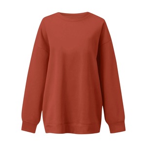 Jersey de mujer sólido informal de gran tamaño cuello redondo manga larga uso diario 2025 jersey de mujer Primavera Verano - Product Image 5