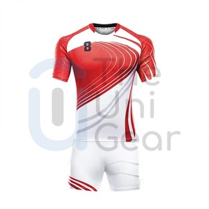 Conjuntos de uniformes de rugby para jóvenes de último diseño para hombres, pantalones cortos transpirables de rugby de fútbol, nueva llegada, ropa deportiva - Product Image 1