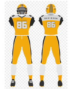 Maillots de football pour hommes, uniforme de football américain, conception personnalisée de maillot, sweats à capuche, uniformes de football, impression par sublimation - Product Image 1