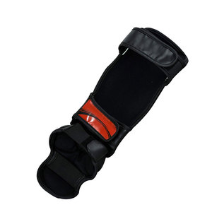Haute Qualité Dernière Conception Boxe Sécurité Protège-tibia Protection Des Pieds En Gros MMA Cuir Fait Protège-tibia - Product Image 2