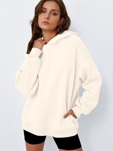 Personalizado de gran tamaño de las mujeres sudaderas con capucha de manga larga Zip Up Hoodie Set Plus Size Winter Streetwear Gym Outfit - Product Image 6