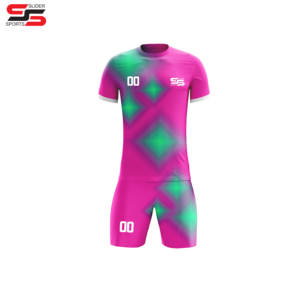 Uniforme de fútbol personalizado para Club y equipo nacional, temporada de verano, estampado por sublimación personalizado, uniformes de fútbol para hombres en tela de poliéster - Product Image 1