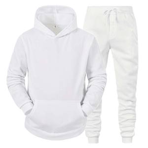 Conjunto de chándal de lana pesada para hombre, trajes de jogging de 2 piezas de invierno, chándales informales de 500g para hombre - Product Image 2