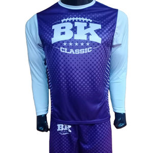 T-shirt à manches longues en jersey spandex et coton brodé sur mesure pour hommes avec teinture par trempage du dernier logo imprimé Tissu tricoté Photos réelles - Product Image 1