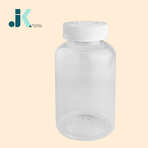 ขวดกลม300มล. ฝาปิดขวดพลาสติก PET M0276ผลิตในเวียดนาม - Product Image 1